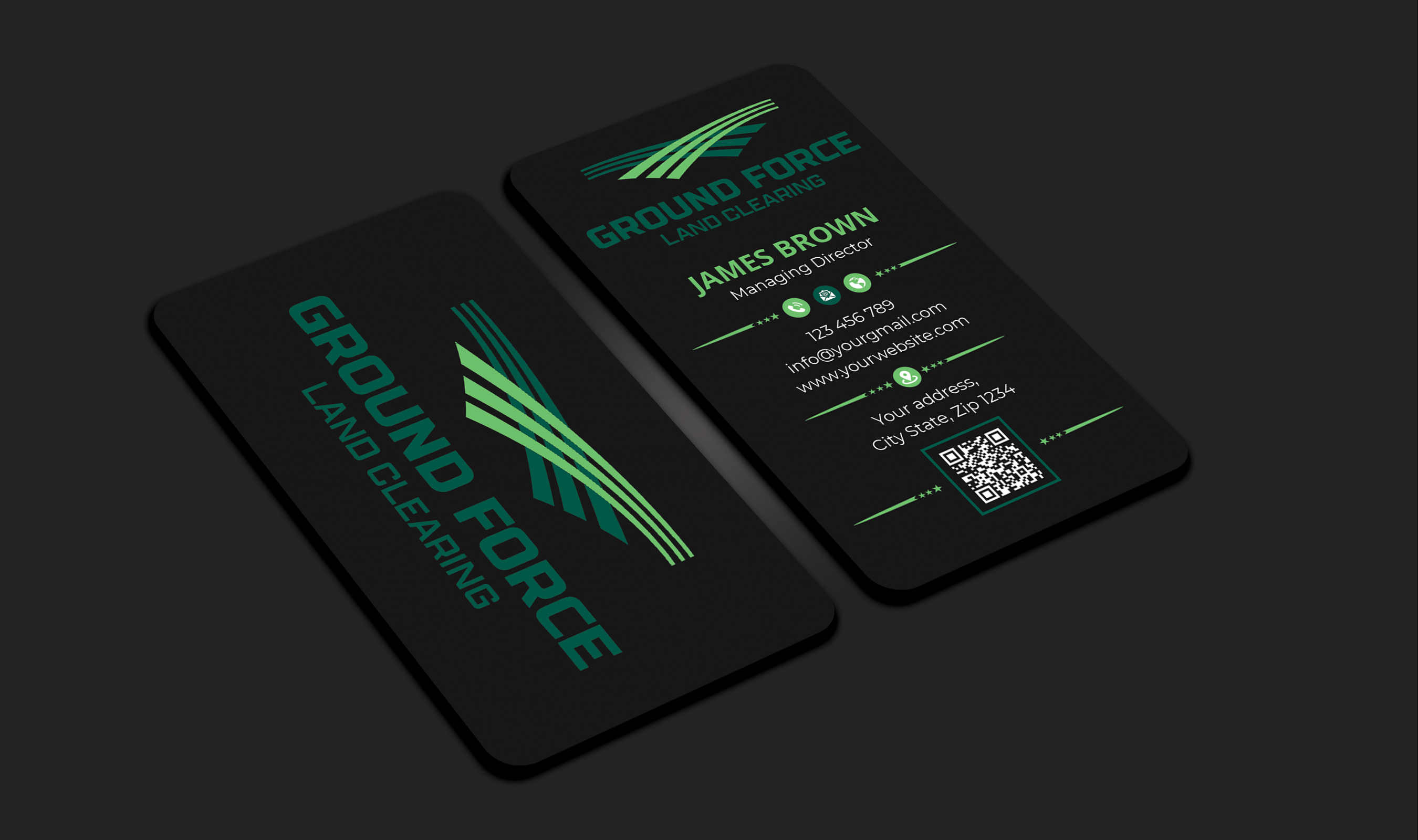 Diseño de Tarjeta de Presentación por Expert Bappy para Ground Force Land Clearing | Diseño #34355068