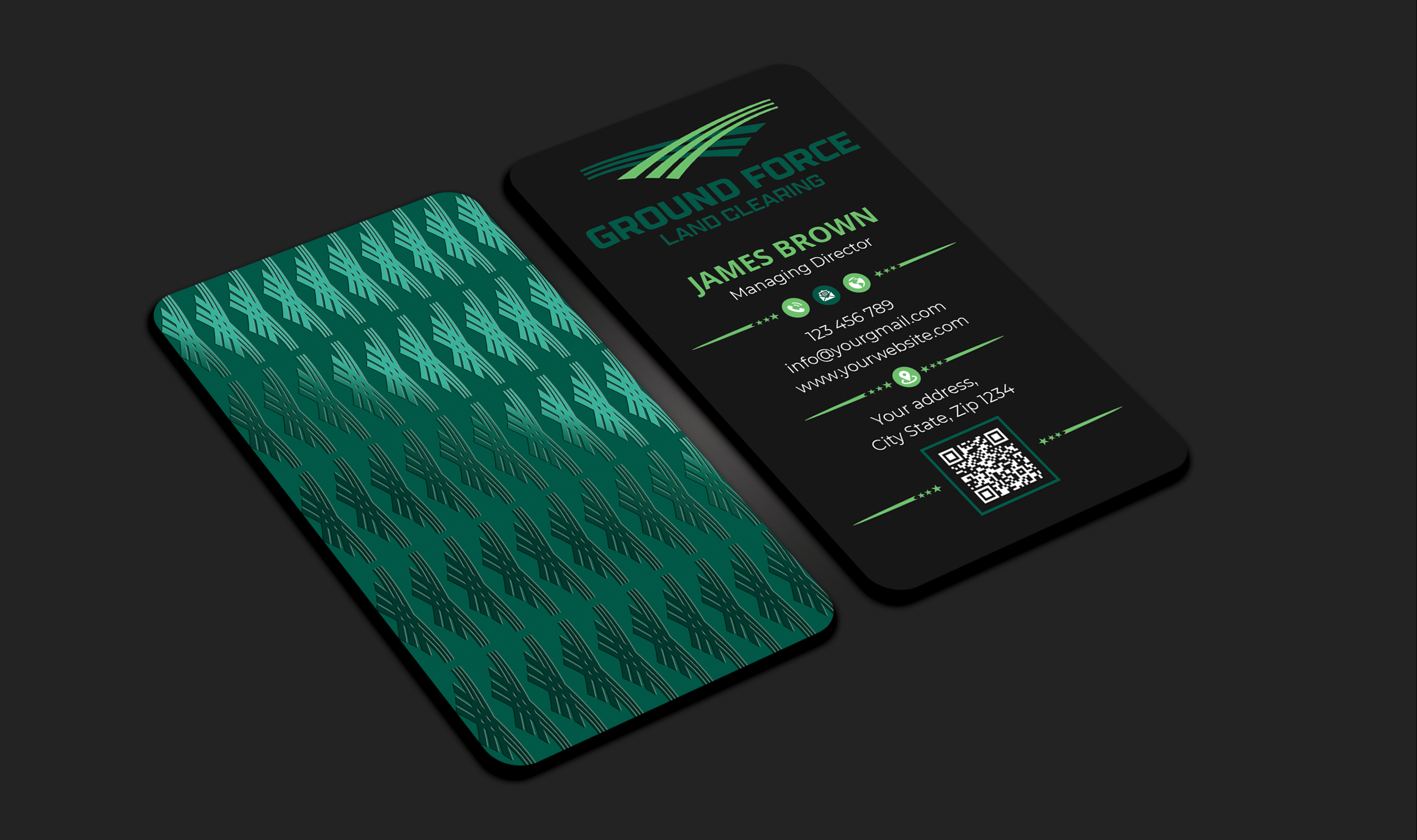 Diseño de Tarjeta de Presentación por Expert Bappy para Ground Force Land Clearing | Diseño #34355069