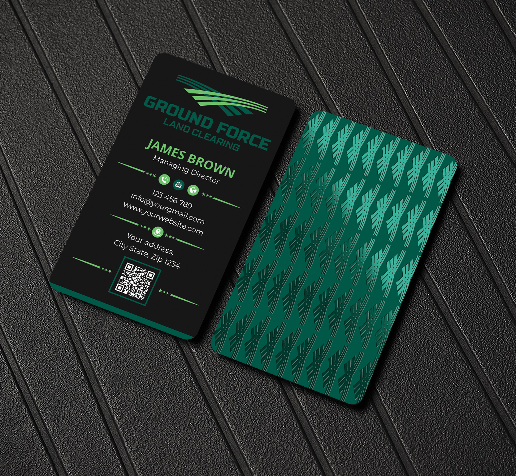 Diseño de Tarjeta de Presentación por Expert Bappy para Ground Force Land Clearing | Diseño #34355129