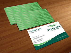 Design de Carte de Visite par Expert Bappy pour Ground Force Land Clearing | Design : #34356795