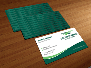 Design de Carte de Visite par Expert Bappy pour Ground Force Land Clearing | Design : #34356796