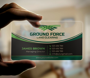 Design de Carte de Visite par Expert Bappy pour Ground Force Land Clearing | Design : #34357460