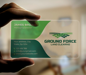 Design de Carte de Visite par Expert Bappy pour Ground Force Land Clearing | Design : #34357525