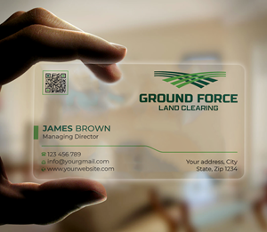 Design de Carte de Visite par Expert Bappy pour Ground Force Land Clearing | Design : #34357573