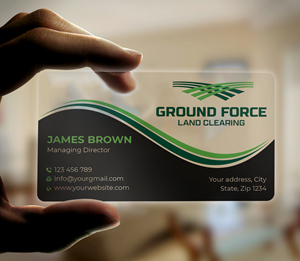 Design de Carte de Visite par Expert Bappy pour Ground Force Land Clearing | Design : #34357636
