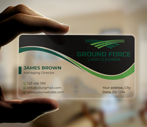 Design de Carte de Visite par Expert Bappy pour Ground Force Land Clearing | Design : #34357673