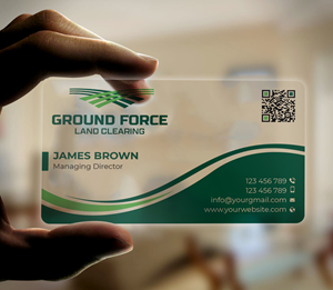 Design de Carte de Visite par Expert Bappy pour Ground Force Land Clearing | Design : #34357726