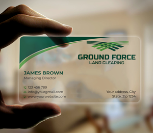 Design de Carte de Visite par Expert Bappy pour Ground Force Land Clearing | Design : #34358378