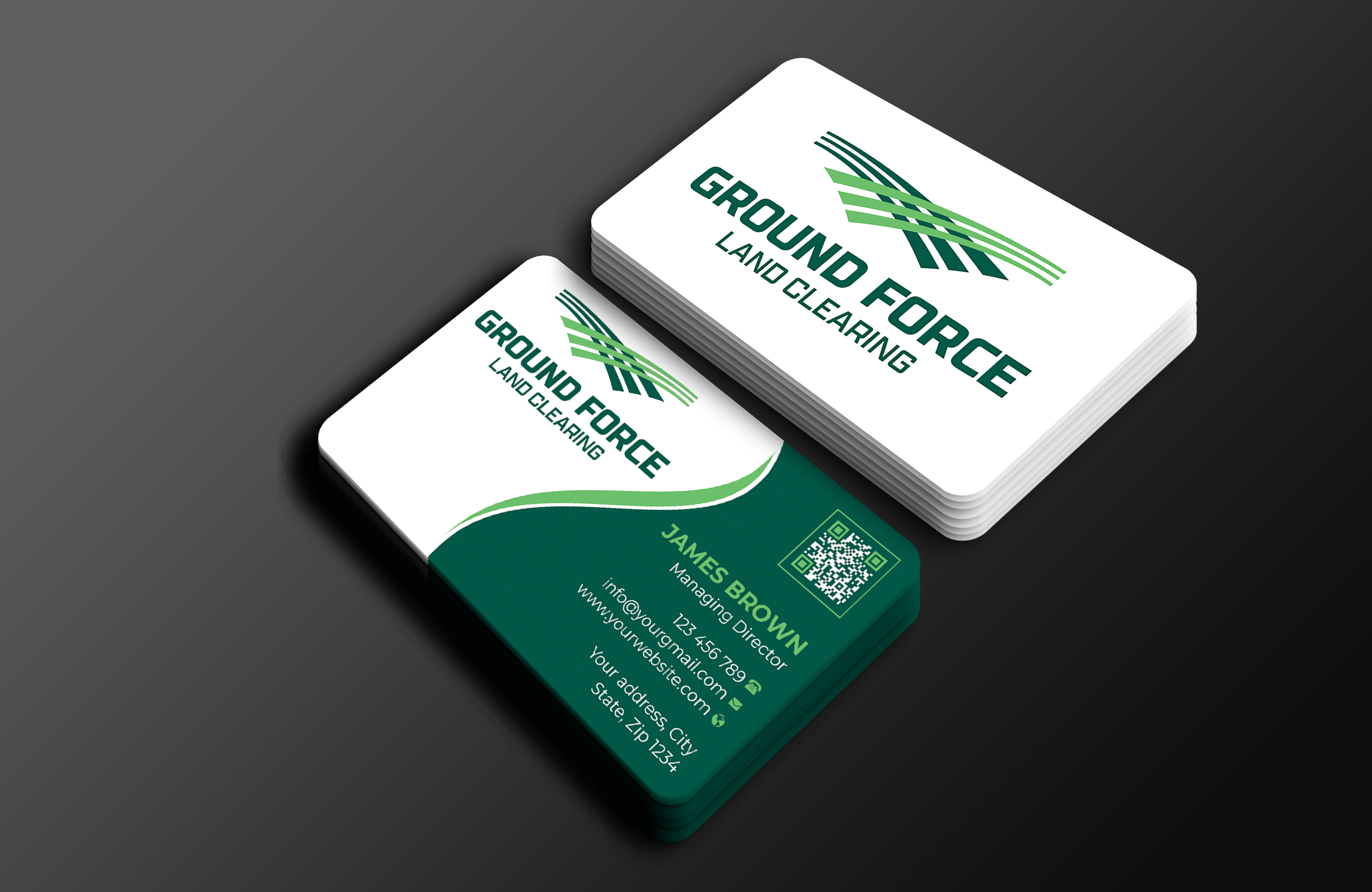 Visitenkarten-Design von Expert Bappy für Ground Force Land Clearing | Design #34358380