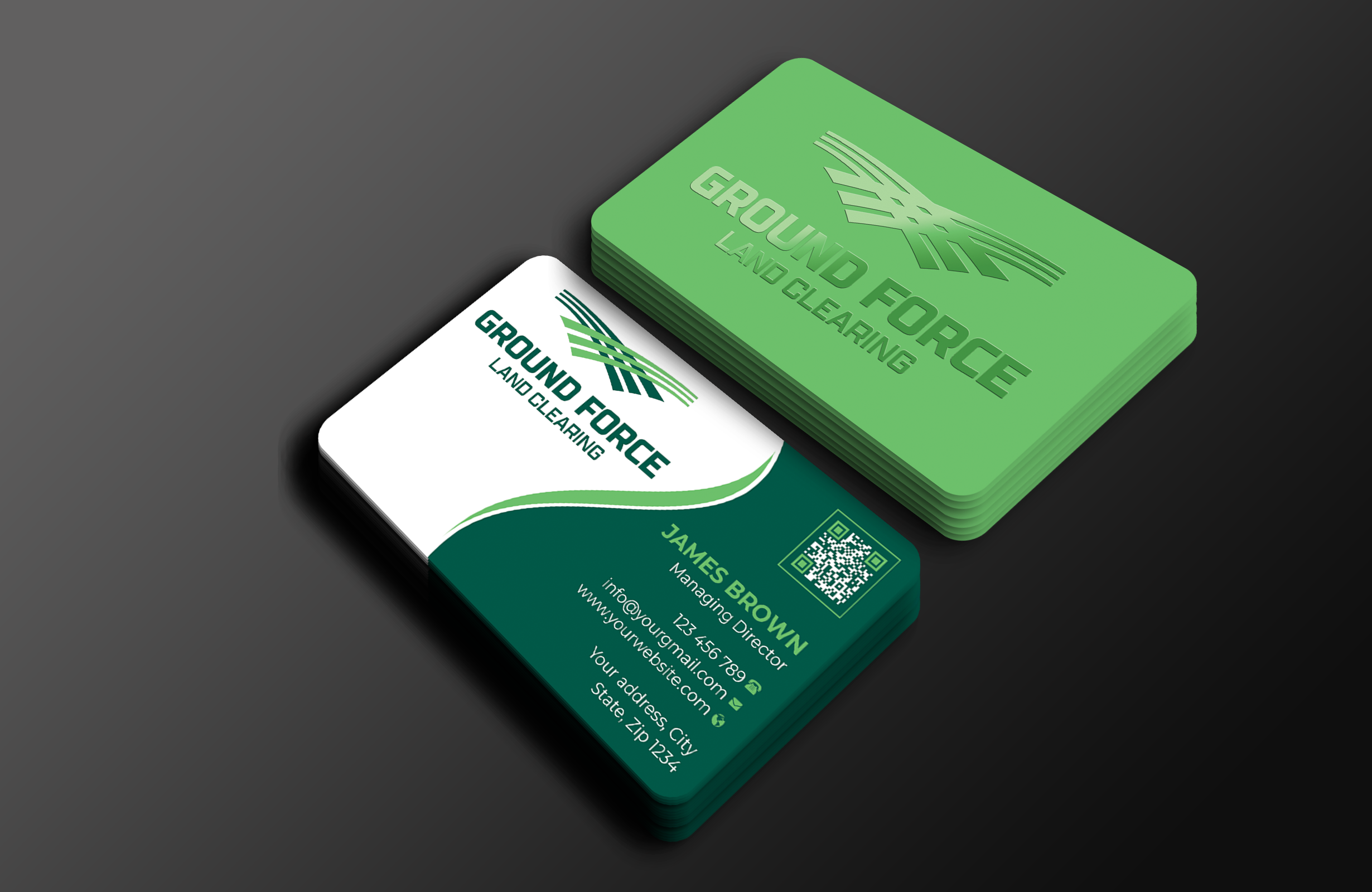 Visitenkarten-Design von Expert Bappy für Ground Force Land Clearing | Design #34358391