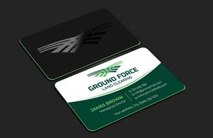 Business Card Design by Expert Bappy for Ground Force Land Clearing | Design: #34358763