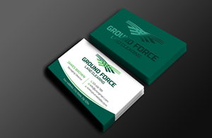 Business Card Design by Expert Bappy for Ground Force Land Clearing | Design: #34358813