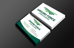 Business Card Design by Expert Bappy for Ground Force Land Clearing | Design: #34358814