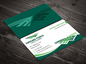 Business Card Design by Expert Bappy for Ground Force Land Clearing | Design: #34358966