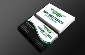 Business Card Design by Expert Bappy for Ground Force Land Clearing | Design: #34359195