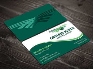 Business Card Design by Expert Bappy for Ground Force Land Clearing | Design: #34359790