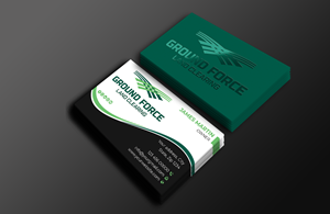 Business Card Design by Expert Bappy for Ground Force Land Clearing | Design: #34359827