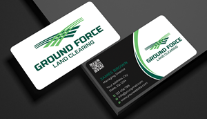 Business Card Design by Expert Bappy for Ground Force Land Clearing | Design: #34361032