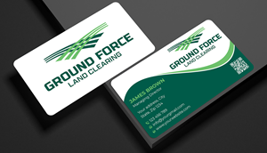 Business Card Design by Expert Bappy for Ground Force Land Clearing | Design: #34361053
