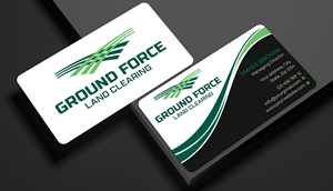 Business Card Design by Expert Bappy for Ground Force Land Clearing | Design: #34361103