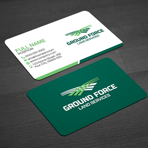Business Card Design by WellDesign for Ground Force Land Clearing | Design: #34356253