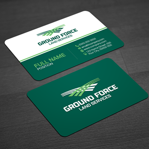 Business Card Design by WellDesign for Ground Force Land Clearing | Design: #34356254