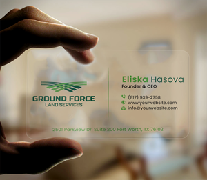 Business Card Design by DesignerShahadat for Ground Force Land Clearing | Design: #34354375