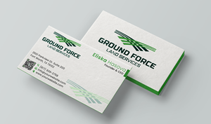 Business Card Design by DesignerShahadat for Ground Force Land Clearing | Design: #34354394