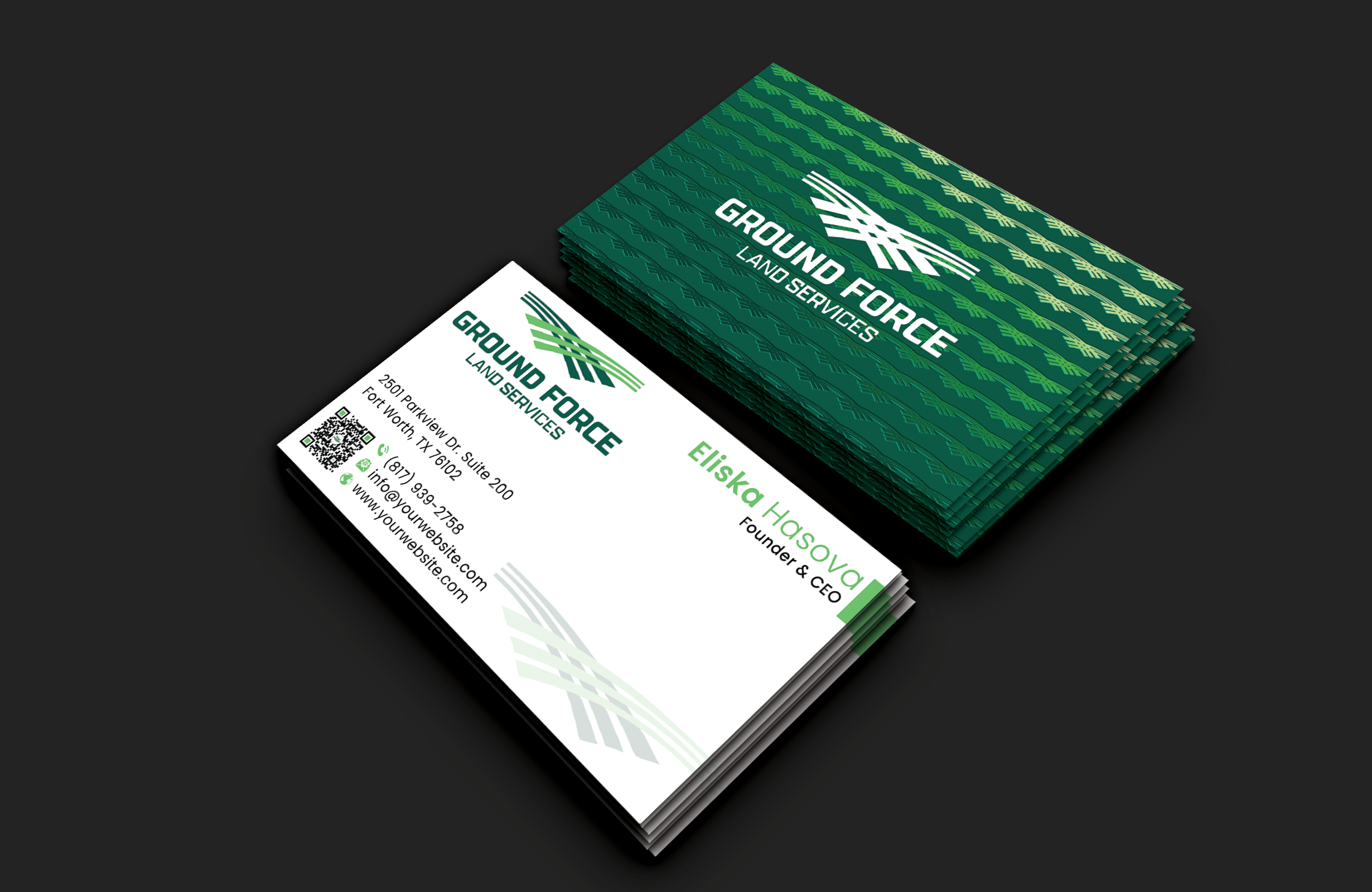 Business Card Design by DesignerShahadat for Ground Force Land Clearing | Design #34354396