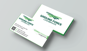 Business Card Design by DesignerShahadat for Ground Force Land Clearing | Design: #34354400