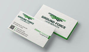 Business Card Design by DesignerShahadat for Ground Force Land Clearing | Design: #34354403