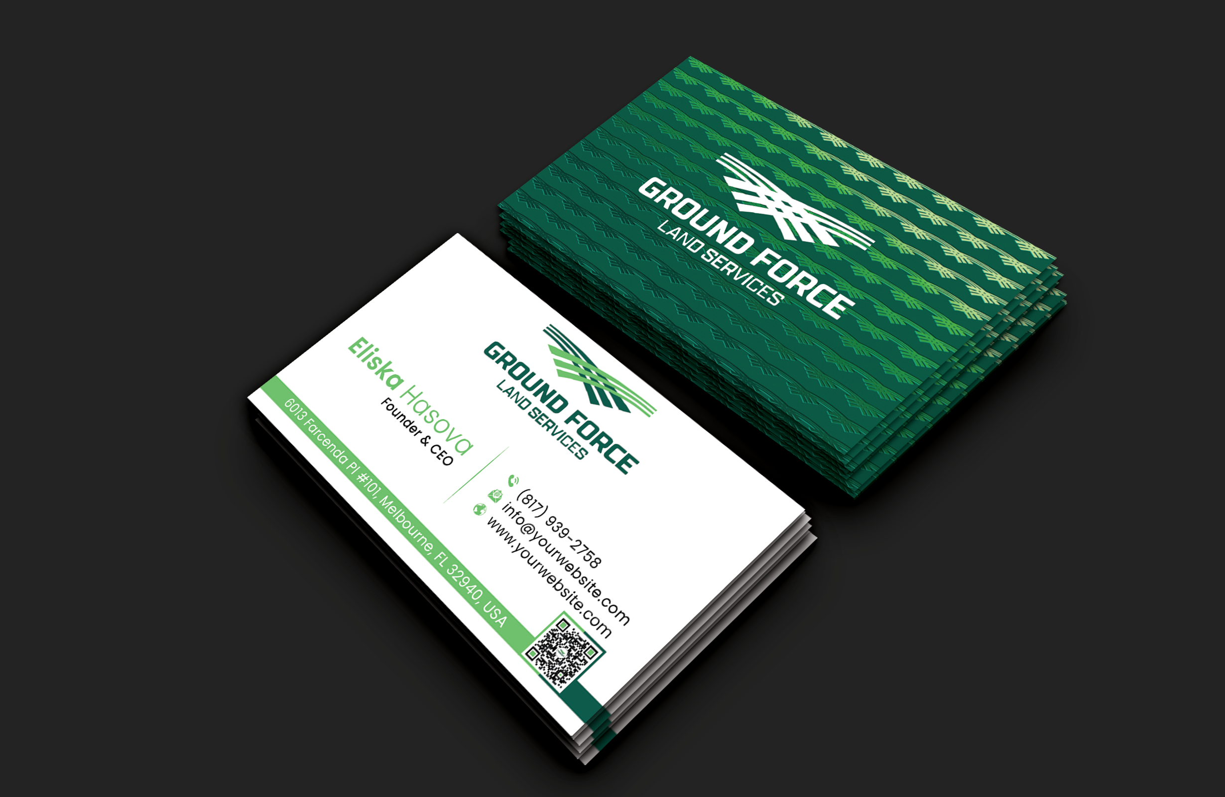 Design de Carte de Visite par DesignerShahadat pour Ground Force Land Clearing | Design #34354526