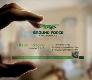 Business Card Design by DesignerShahadat for Ground Force Land Clearing | Design: #34354532