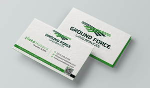 Business Card Design by DesignerShahadat for Ground Force Land Clearing | Design: #34354533