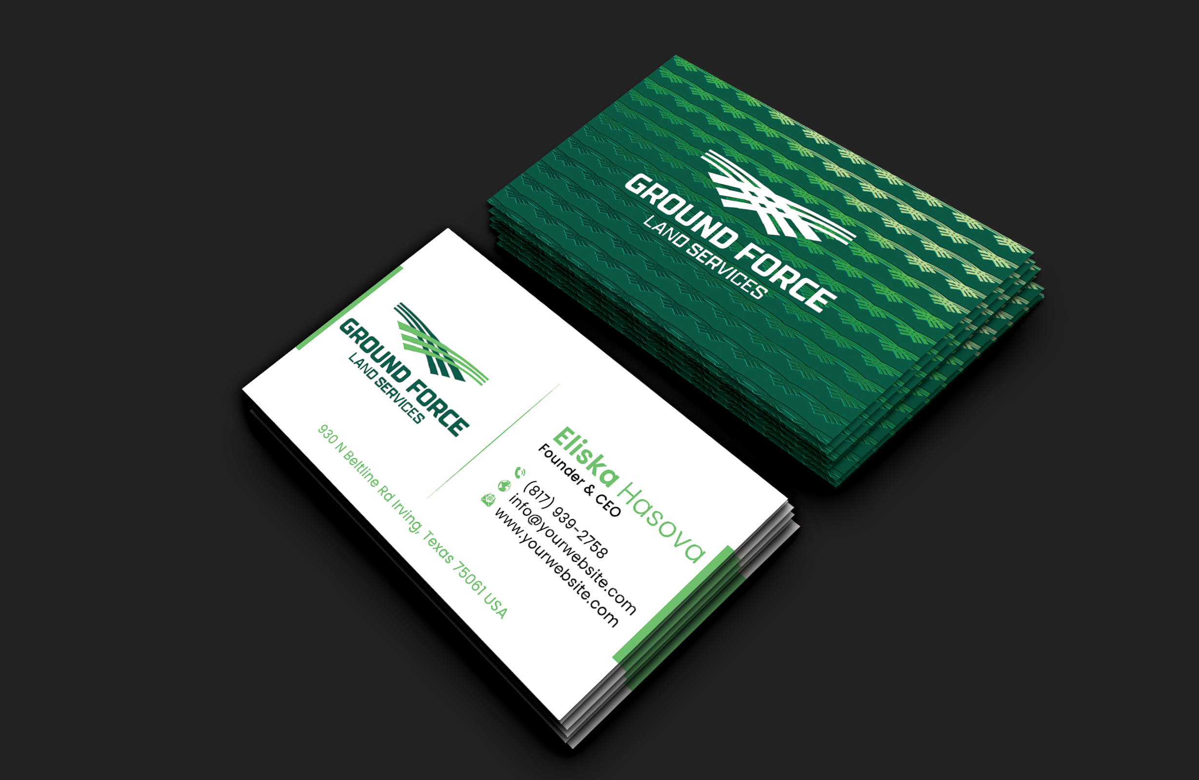 Design de Carte de Visite par DesignerShahadat pour Ground Force Land Clearing | Design #34354534