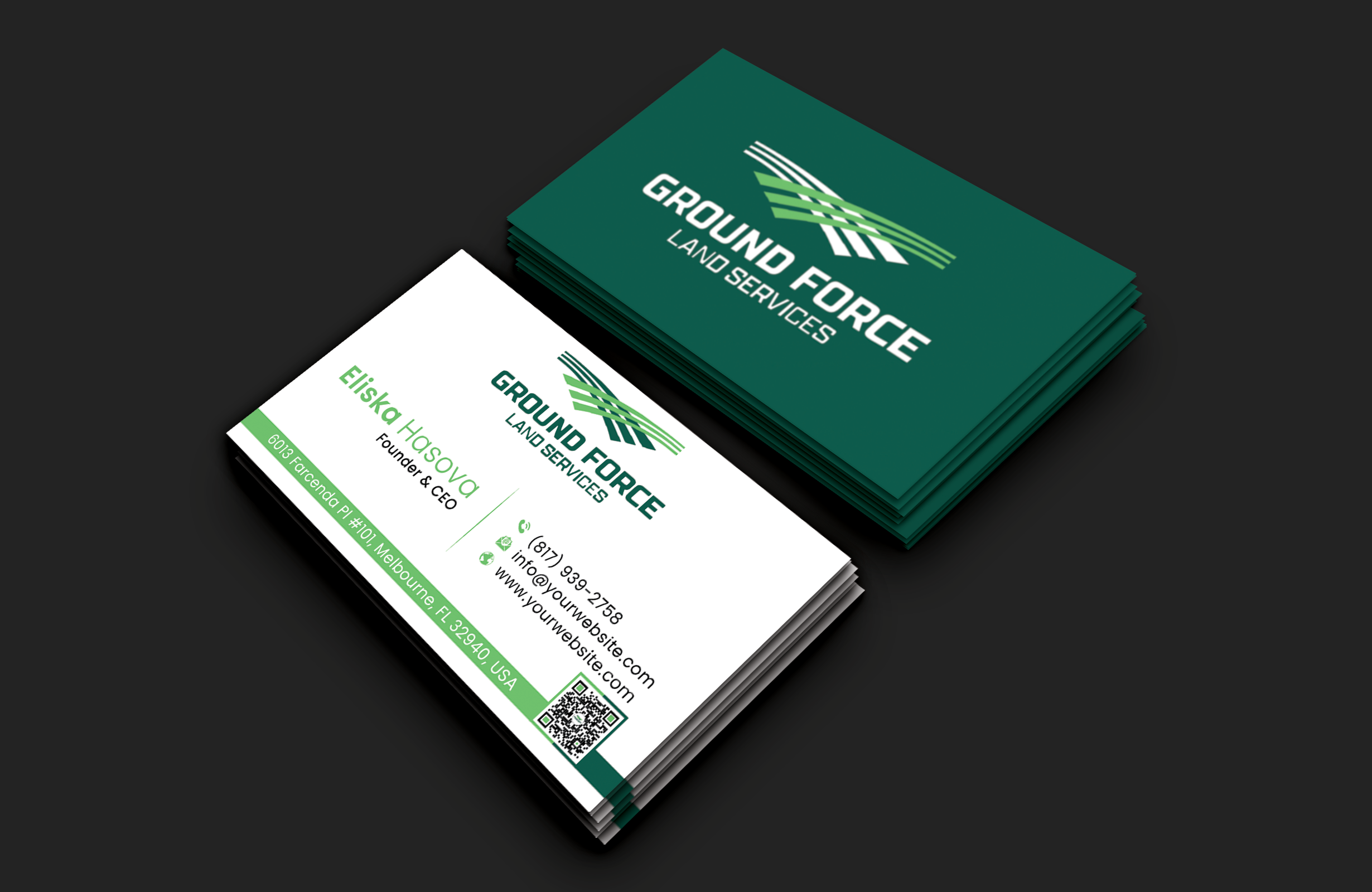 Business Card Design by DesignerShahadat for Ground Force Land Clearing | Design #34354543