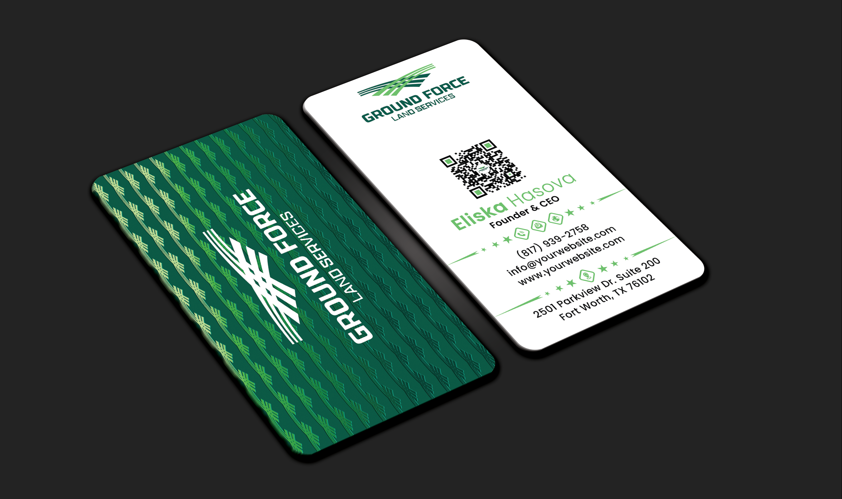 Diseño de Tarjeta de Presentación por DesignerShahadat para Ground Force Land Clearing | Diseño #34354545