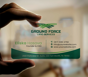 Business Card Design by DesignerShahadat for Ground Force Land Clearing | Design: #34354623
