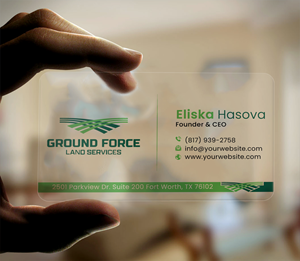 Business Card Design by DesignerShahadat for Ground Force Land Clearing | Design: #34354628