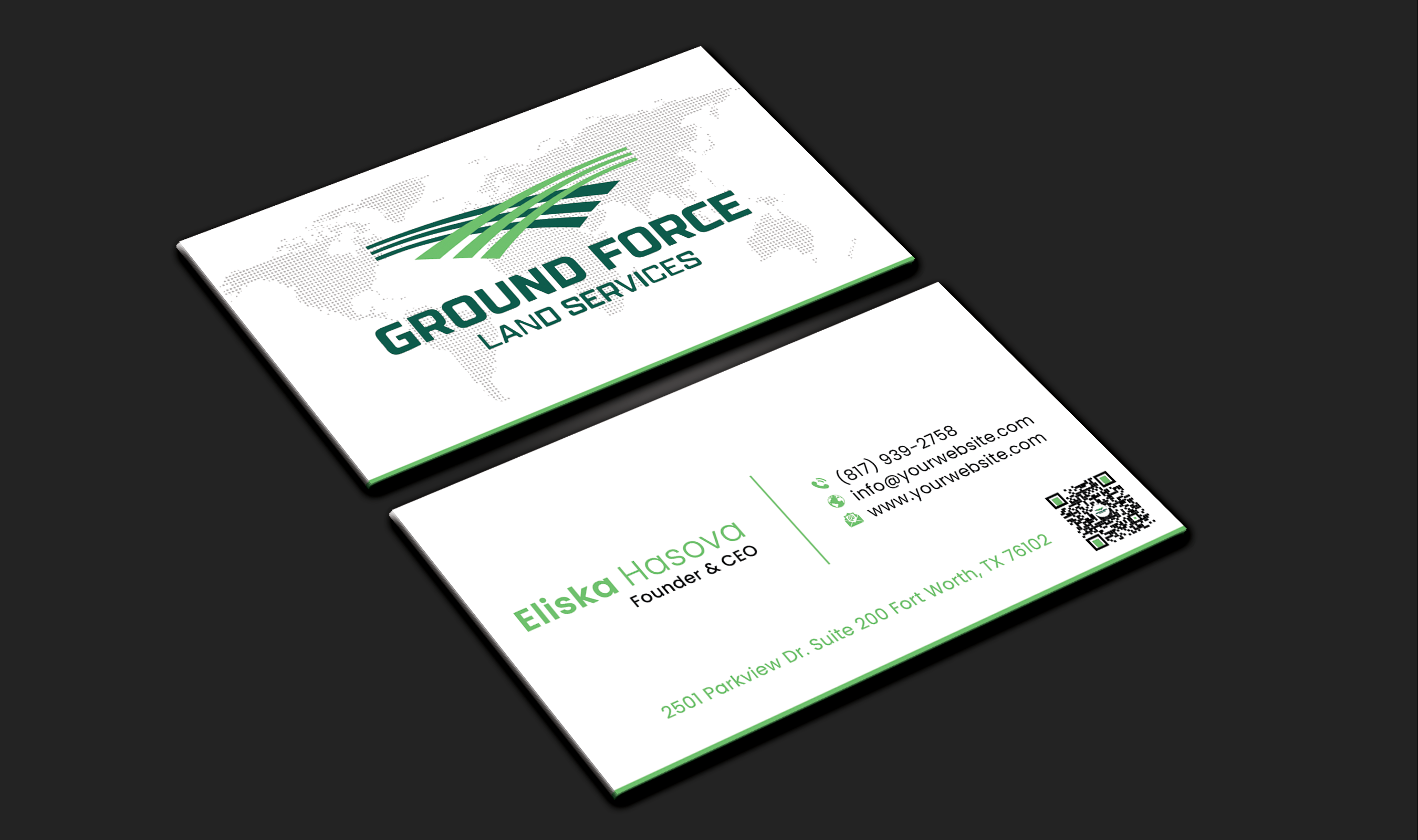Business Card Design by DesignerShahadat for Ground Force Land Clearing | Design #34354710