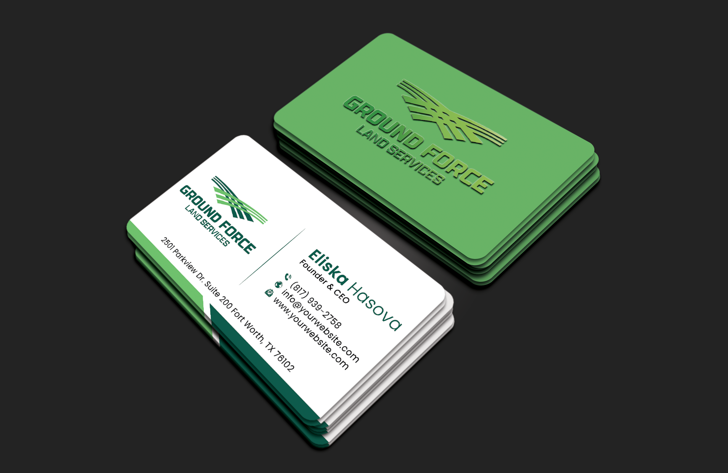 Business Card Design by DesignerShahadat for Ground Force Land Clearing | Design #34354716
