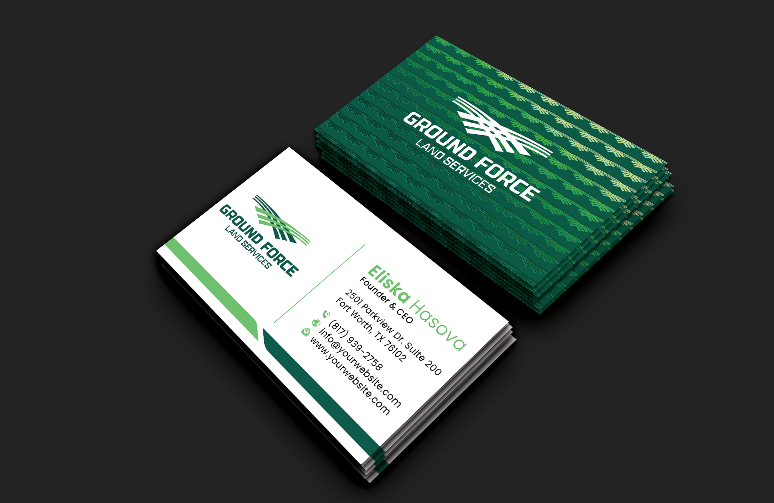 Business Card Design by DesignerShahadat for Ground Force Land Clearing | Design #34354719