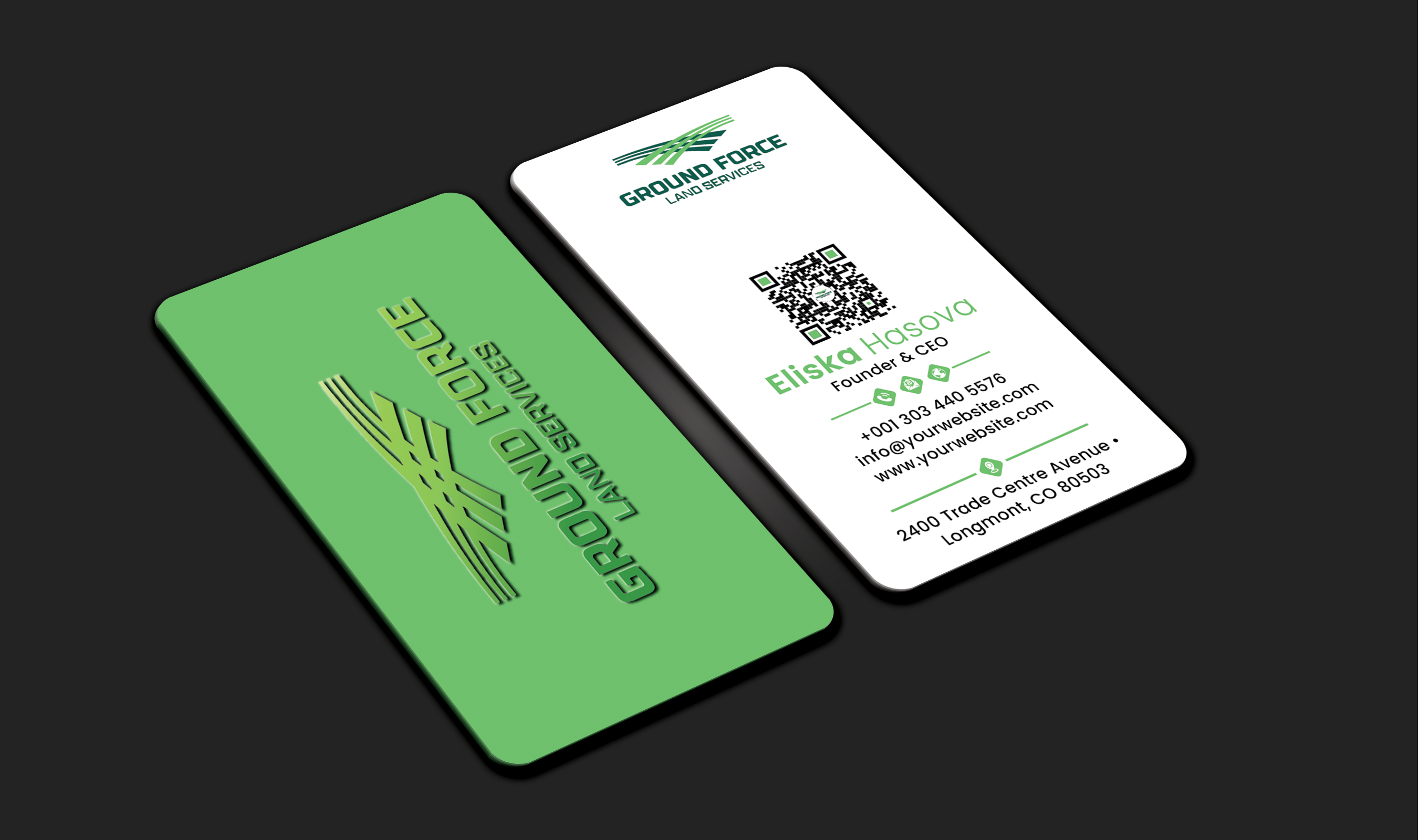 Business Card Design by DesignerShahadat for Ground Force Land Clearing | Design #34354725
