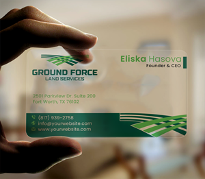 Business Card Design by DesignerShahadat for Ground Force Land Clearing | Design: #34354978