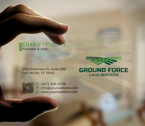 Business Card Design by DesignerShahadat for Ground Force Land Clearing | Design: #34354981