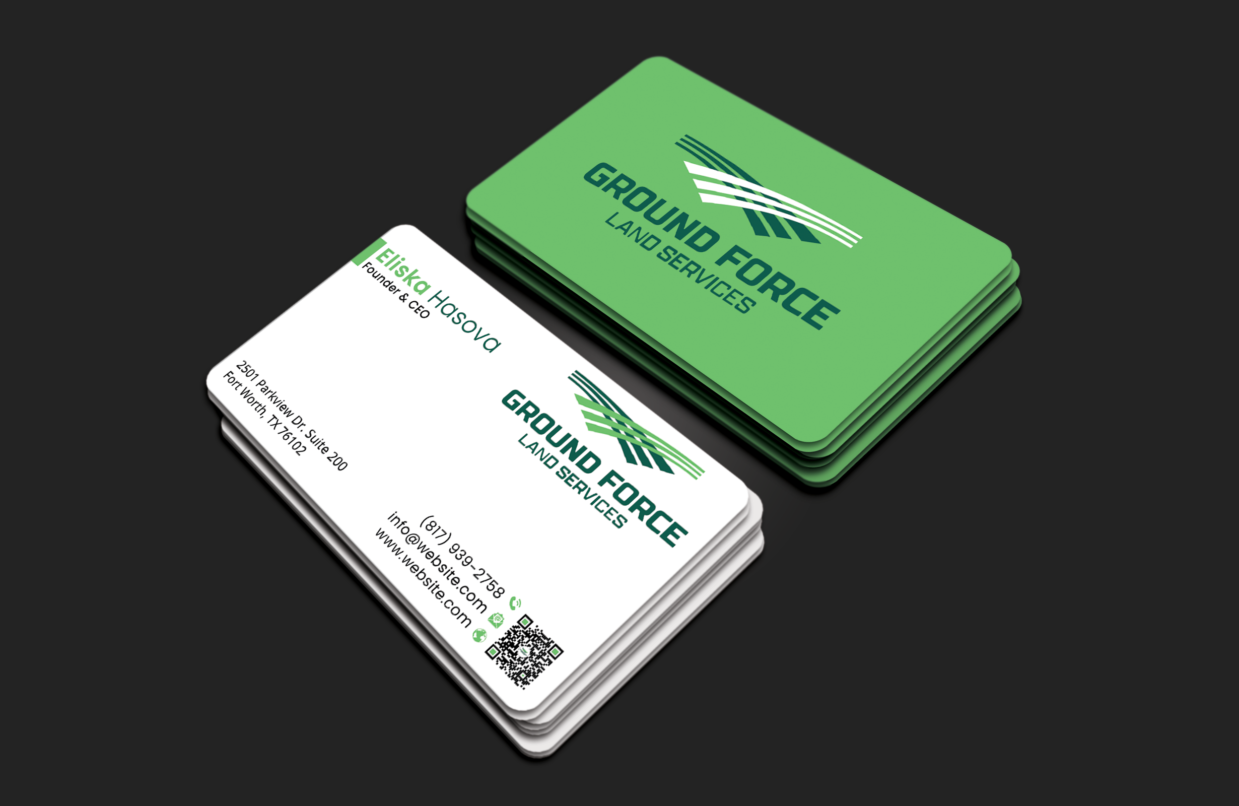 Business Card Design by DesignerShahadat for Ground Force Land Clearing | Design #34356049