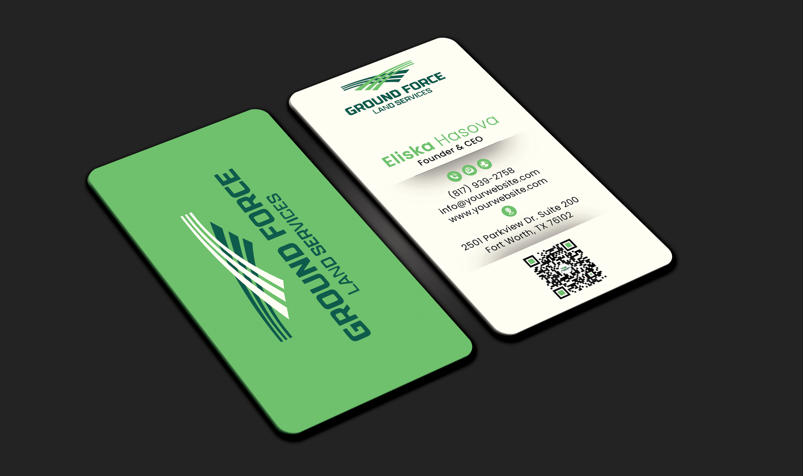 Business Card Design by DesignerShahadat for Ground Force Land Clearing | Design #34356052