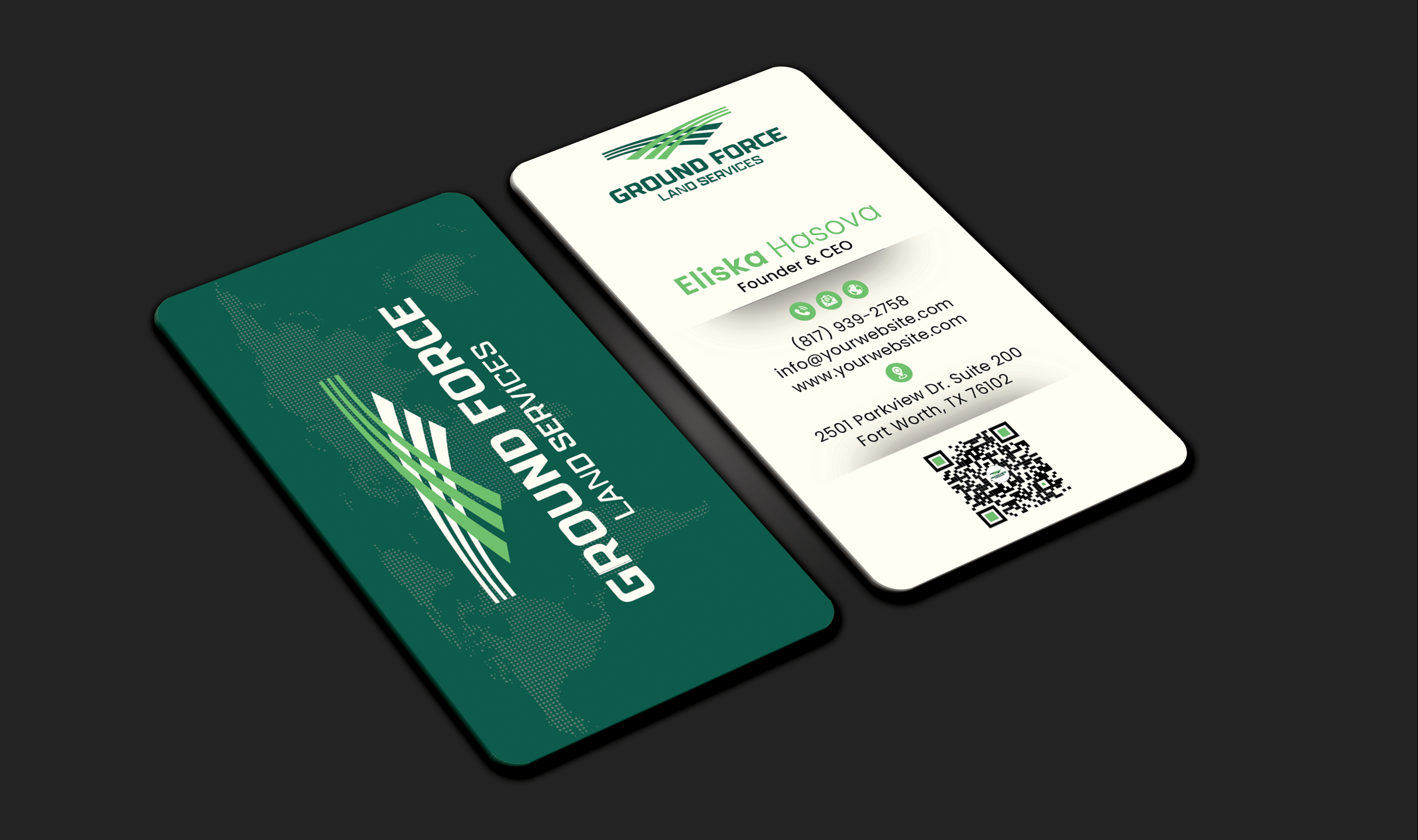 Business Card Design by DesignerShahadat for Ground Force Land Clearing | Design #34356053
