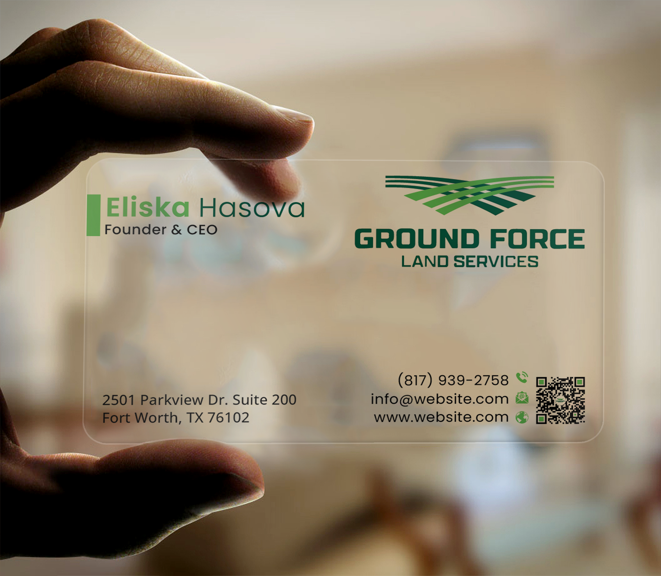 Business Card Design by DesignerShahadat for Ground Force Land Clearing | Design #34356054