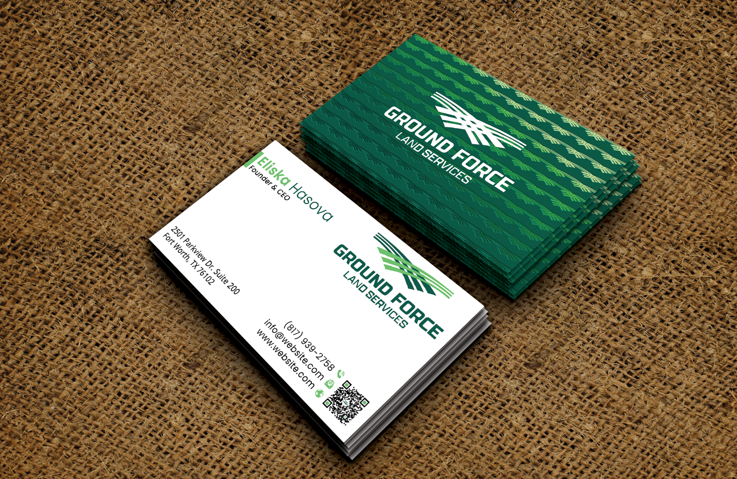 Business Card Design by DesignerShahadat for Ground Force Land Clearing | Design #34356055